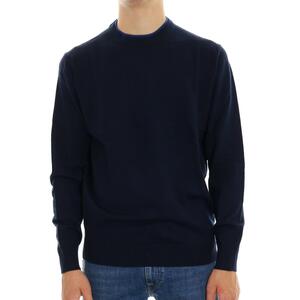 MAGLIA CONTRASTO BLU